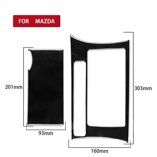 For Mazda 3 Axela 2010-2013 Car Water Cup Holder Panel Decorative Sticker, Right Drive by buy2fix