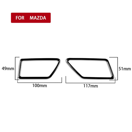 For Mazda 3 Axela 2010-2013 Car Defogging Vent Decorative Sticker, Right Drive by buy2fix