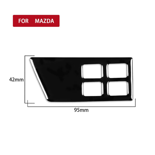 For Mazda 3 Axela 2010-2013 Car Headlight Switch Decorative Sticker, Left Drive by buy2fix