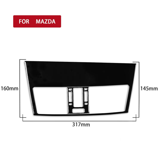 For Mazda 3 Axela 2010-2013 2 in 1 Car Central Vent Set A Decorative Sticker, Left Drive by buy2fix