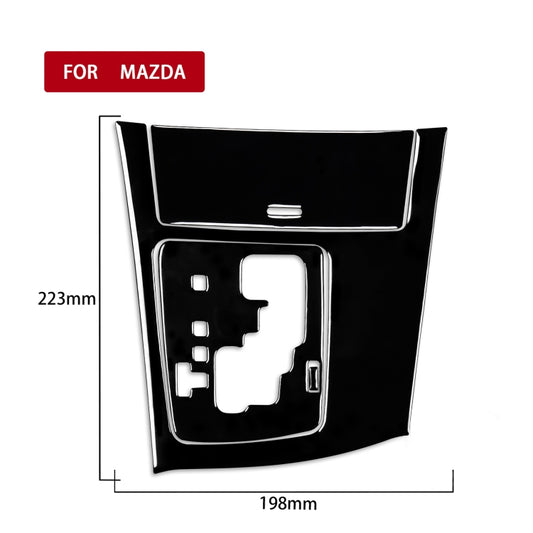 For Mazda 3 Axela 2010-2013 4 in 1 Car Gear Panel Set A Decorative Sticker, Left Drive by buy2fix
