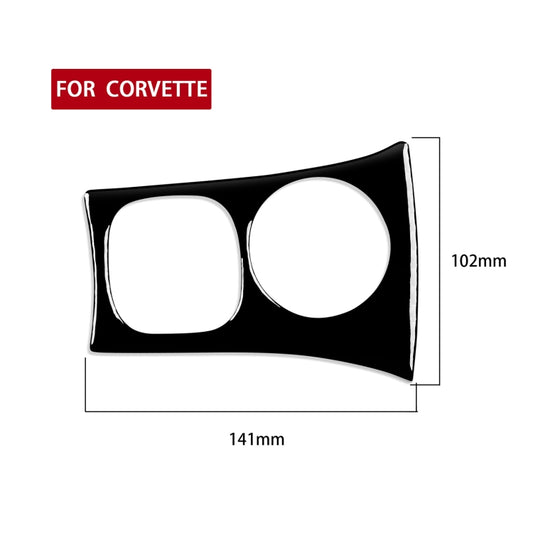 For Chevrolet Corvette C5 1998-2004 Car Key Panel Decorative Sticker, Left Drive by buy2fix