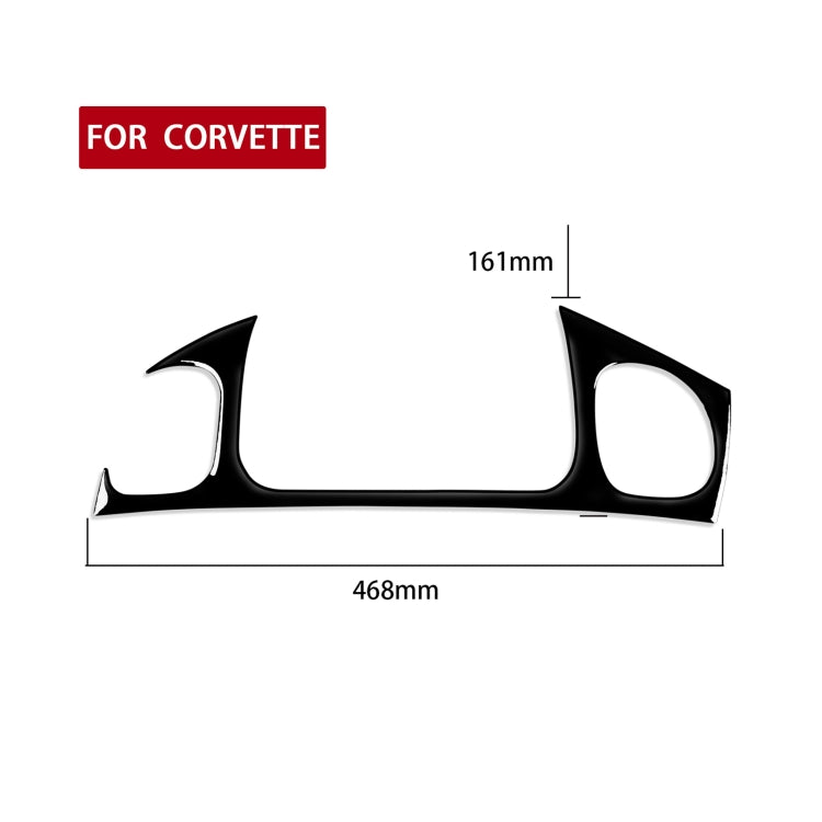 For Chevrolet Corvette C5 1998-2004 Car Copilot Air Outlet Decorative Sticker, Left Drive - In Car by buy2fix | Online Shopping UK | buy2fix