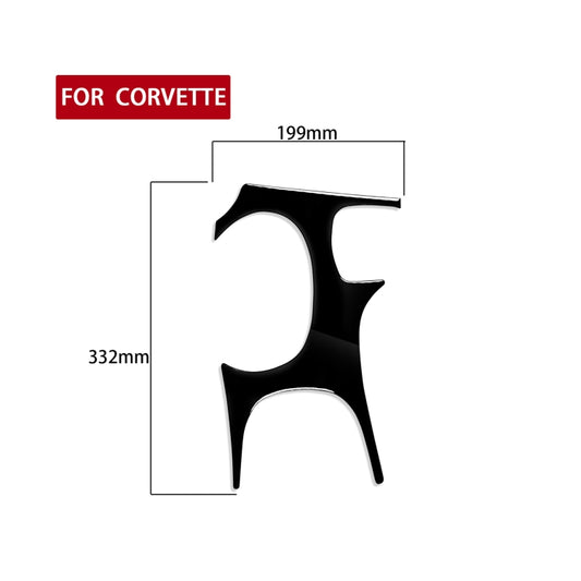 For Chevrolet Corvette C5 1998-2004 Car Gear Panel Decorative Sticker, Left Drive by buy2fix