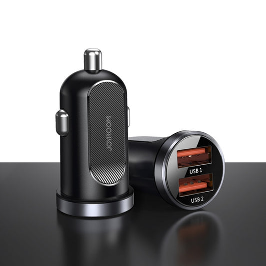 JOYROOM C-A09 30W Mini Dual QC3.0 Smart Car Charger (Black) - In Car by JOYROOM | Online Shopping UK | buy2fix