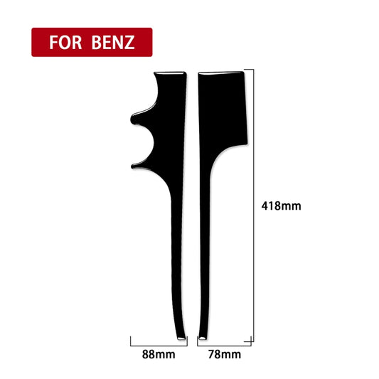 For Mercedes-Benz E-Class W210 1996-2002 Car Center Console Side Decorative Sticker, Left Drive by buy2fix