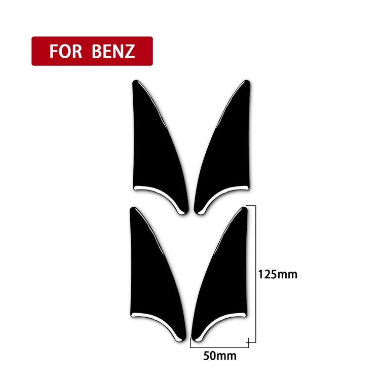 For Mercedes-Benz E-Class W210 1996-2002 Car Door Corner Decorative Sticker, Left and Right Drive Universal - In Car by buy2fix | Online Shopping UK | buy2fix