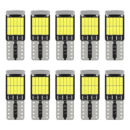 10pcs T10 4014-26SMD Car Bright Lights LED Clearance Light Lamp Reading Light (White Light) - In Car by buy2fix | Online Shopping UK | buy2fix