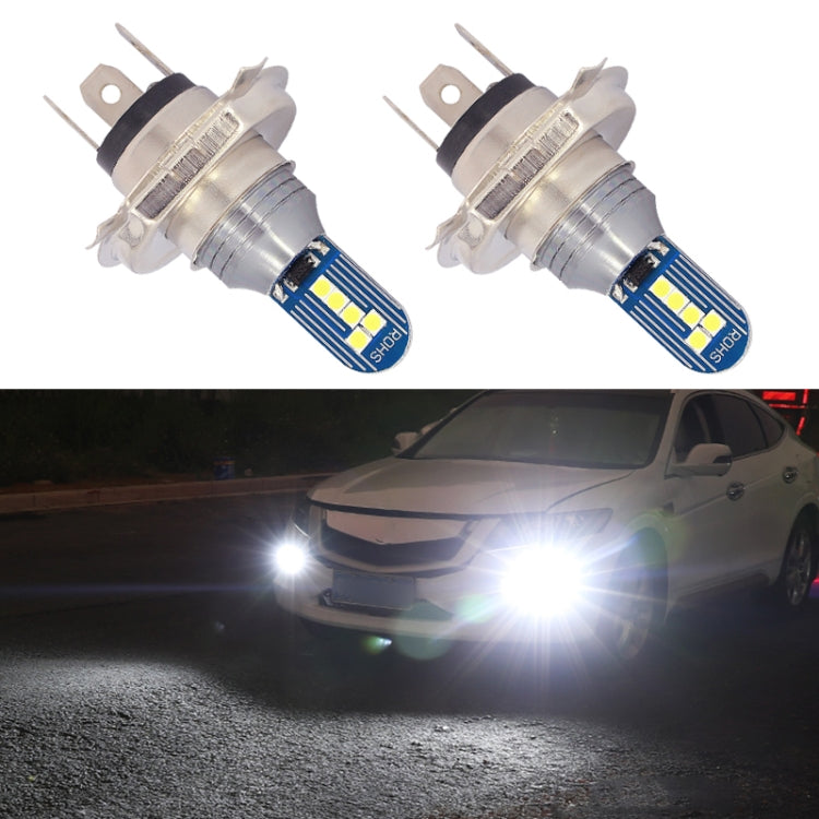 1 Pair H4 DC12V 7.8W Car LED Fog Light (White Light) - In Car by buy2fix | Online Shopping UK | buy2fix