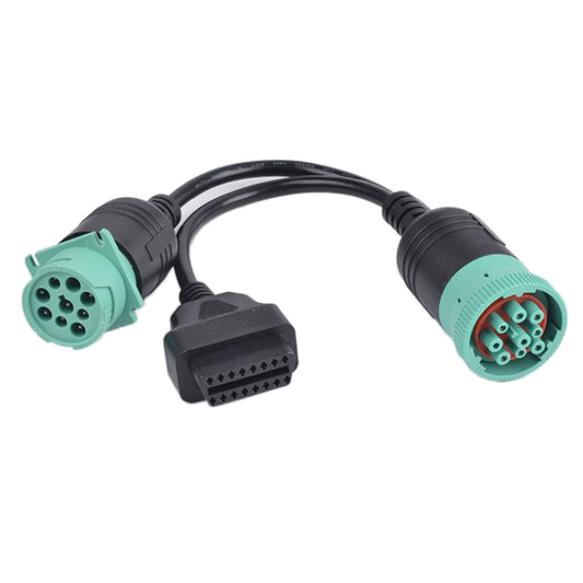 For Cummins J1939 9 Pin Connector Diagnosis Cable by buy2fix