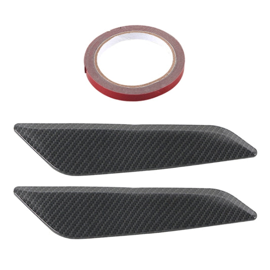 Car ABS Fender Decorative Sticker for BMW 5 Series 525Li 530Li, Carbon Fiber Texture by buy2fix