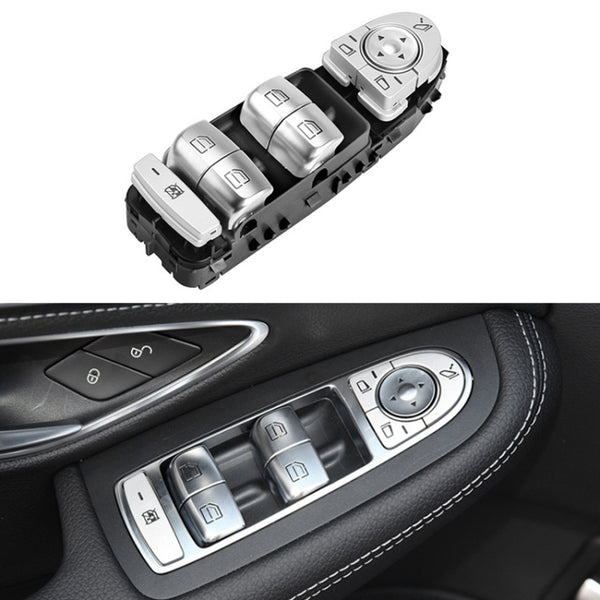 Car Auto Electronic Window Master Control Switch Button for Mercedes-Benz C Class W205 2015-2021 (Black) by buy2fix