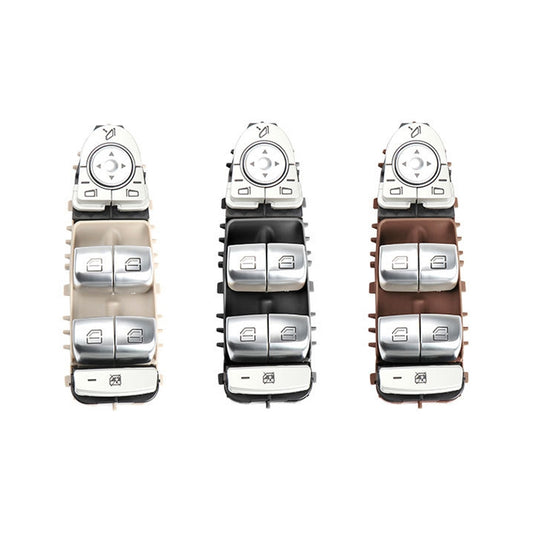 Car Auto Electronic Window Master Control Switch Button for Mercedes-Benz C Class W205 2015-2021 (Beige) by buy2fix