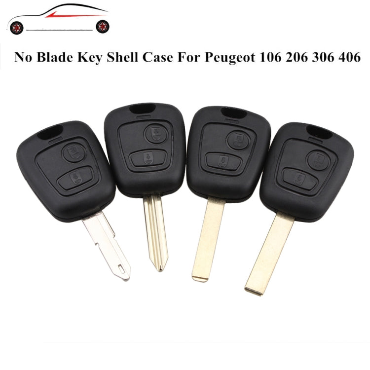 2 PCS Car 307 Mouth Remote Control Key Case Cover for PSA Peugeot Citroen -  by buy2fix | Online Shopping UK | buy2fix