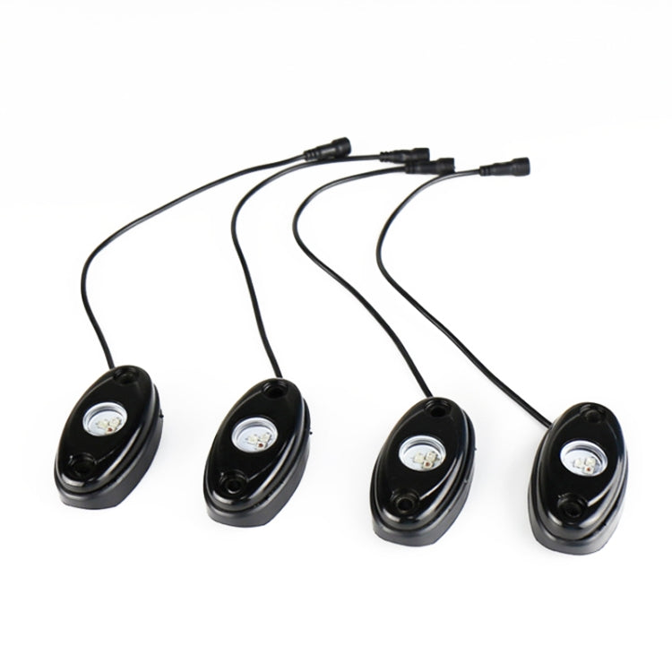 4 in 1 Universal Car APP Control RGB Chassis Atmosphere Lights Colorful Lighting Decorative Lamp by buy2fix