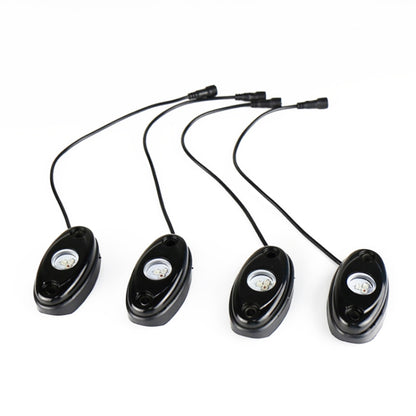 4 in 1 Universal Car APP Control RGB Chassis Atmosphere Lights Colorful Lighting Decorative Lamp by buy2fix