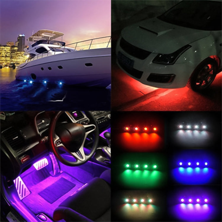 4 in 1 Universal Car APP Control RGB Chassis Atmosphere Lights Colorful Lighting Decorative Lamp by buy2fix