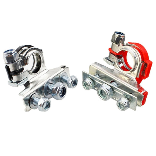 FOXSUR 1 Pair Car Automotive Battery Wire Cable Terminals Clamp Connectors Kit by FOXSUR