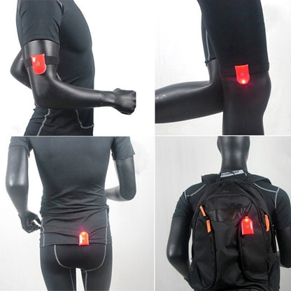 2 PCS Outdoor Night Running Safety Warning Light LED Illuminated Magnet Clip Light (Orange) by buy2fix