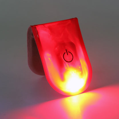 2 PCS Outdoor Night Running Safety Warning Light LED Illuminated Magnet Clip Light (Red) by buy2fix