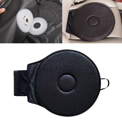 360 Degree Rotation Car Seat Cushion Whirling Seat Mat (Black) by buy2fix