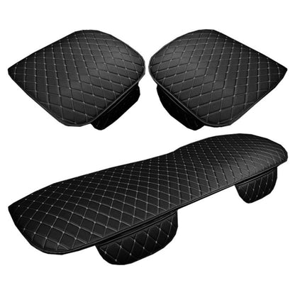 Car Seat Cushion Universal Simple Seat Cover Anti-slip Mat Auto Accessories (Black White) by buy2fix
