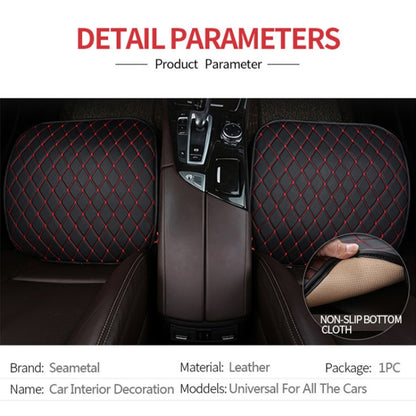 Car Seat Cushion Universal Simple Seat Cover Anti-slip Mat Auto Accessories (Black White) by buy2fix