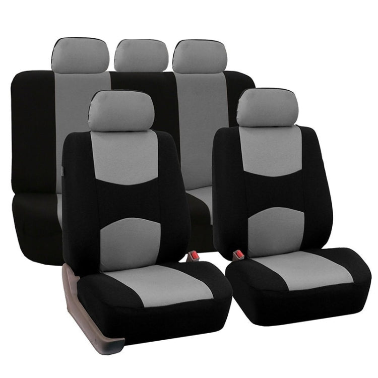 9 in 1 Universal Four Seasons Anti-Slippery Cushion Mat Set for 5 Seat Car, Style:Ordinary (Grey) by buy2fix