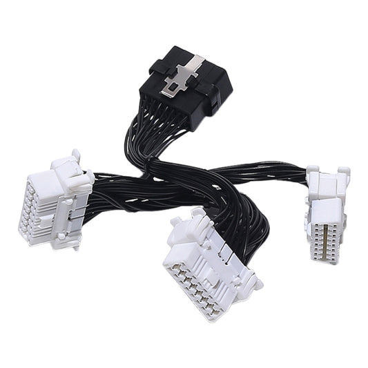 3 in 1 Car OBD Diagnostic Extended Cable OBD2 Cable for Toyota by buy2fix