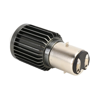 BA20D DC12-80V / 10W / 6000K / 3000K / 800LM Bicolor Motorcycle Headlights with Projector Lens by buy2fix