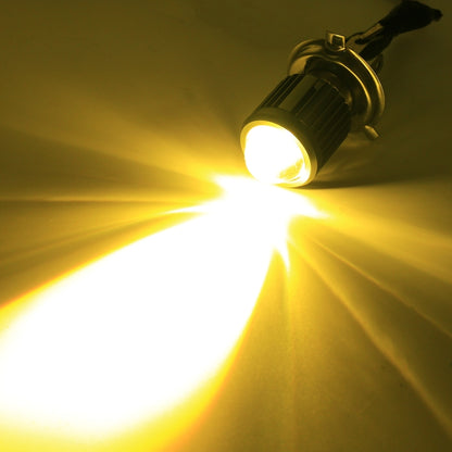 H4 DC12-80V / 10W / 6000K / 3000K / 800LM Bicolor Motorcycle Headlights with Projector Lens by buy2fix