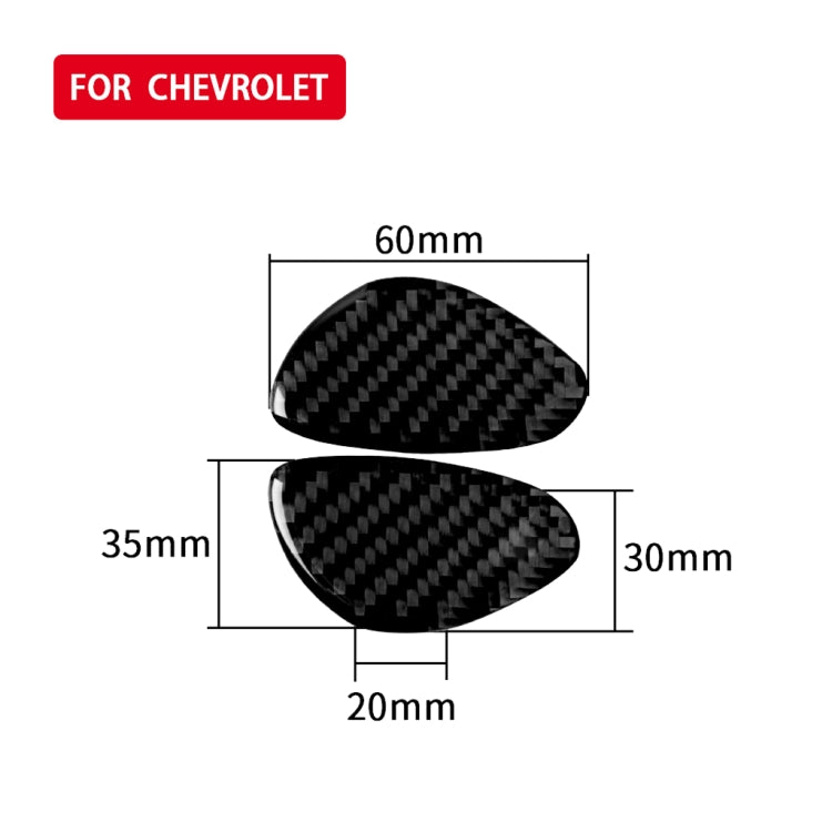 Car Carbon Fiber Center Control Gear Shift Panel Decorative Sticker for Chevrolet Cruze 2009-2015, Left and Right Drive Universal by buy2fix