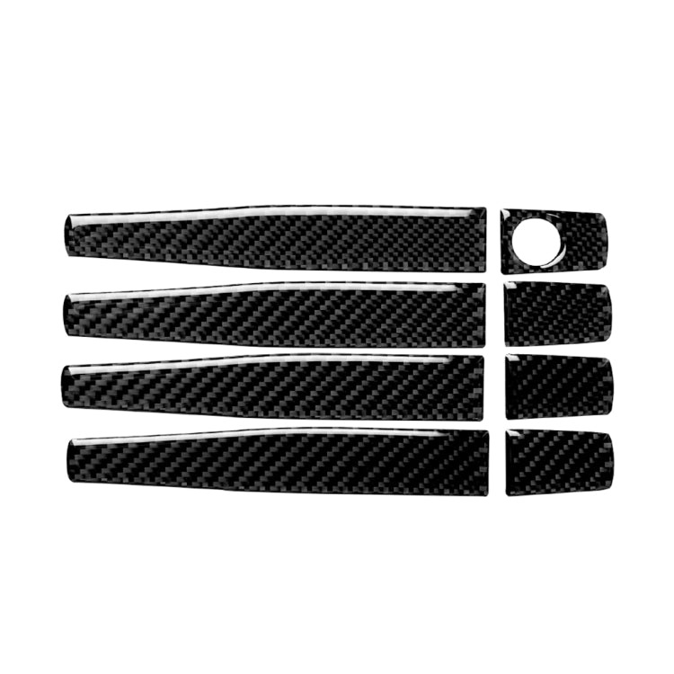 Car Carbon Fiber Door Handle Decorative Sticker for Chevrolet Cruze 2009-2015, Left and Right Drive Universal by buy2fix