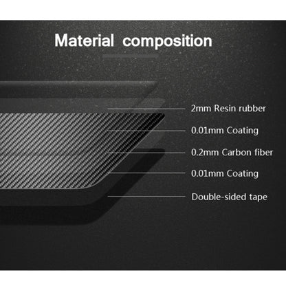 Car Carbon Fiber Door Handle Decorative Sticker for Chevrolet Cruze 2009-2015, Left and Right Drive Universal by buy2fix