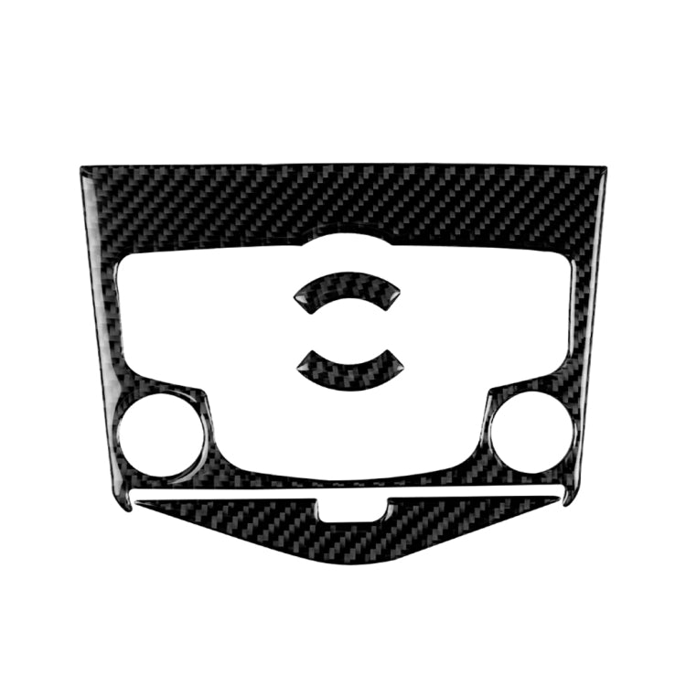 Car Carbon Fiber CD Panel Decorative Sticker for Chevrolet Cruze 2009-2015, Left and Right Drive Universal by buy2fix