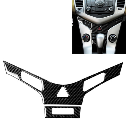 Car Carbon Fiber Air Conditioning Panel Decorative Sticker for Chevrolet Cruze 2009-2015, Left and Right Drive Universal by buy2fix