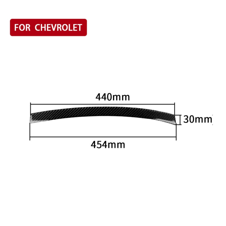 Car Carbon Fiber Dashboard Decorative Stripe for Chevrolet Cruze 2009-2015, Right Drive by buy2fix