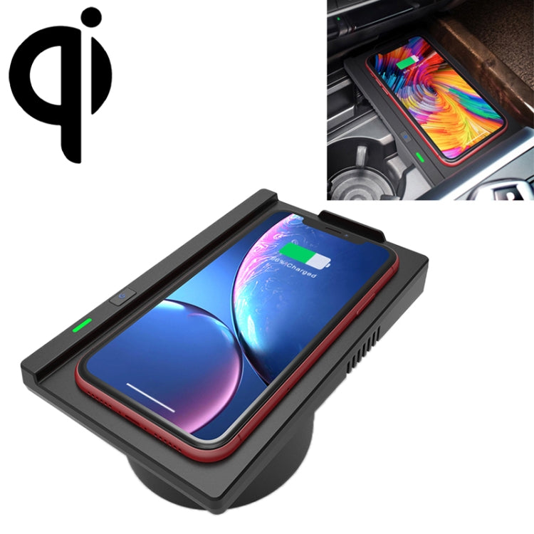 Car Qi Standard Wireless Charger 10W Quick Charging for 2014-2018 BMW X5 / X6, Left Driving - In Car by Baseus | Online Shopping UK | buy2fix