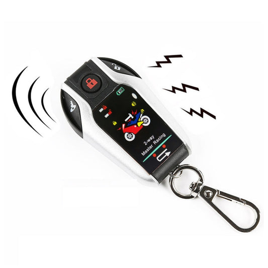 Universal Motorcycle Alarm Bidirectional Anti-theft Device with Induction Remote Control by buy2fix