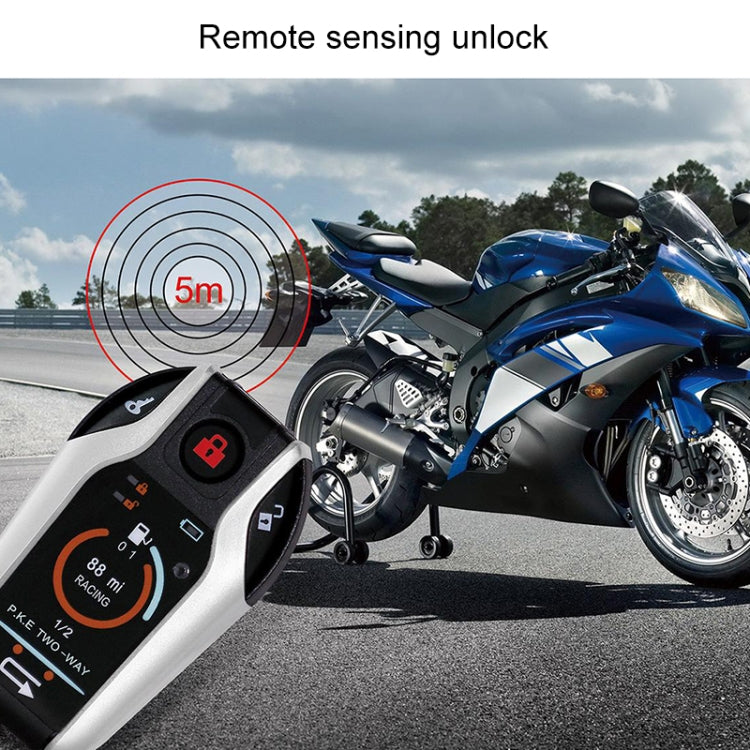 Universal Motorcycle Alarm Bidirectional Anti-theft Device with Induction Remote Control -  by buy2fix | Online Shopping UK | buy2fix