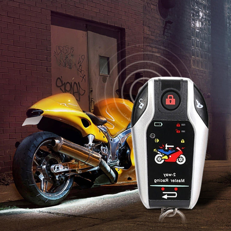 Universal Motorcycle Alarm Bidirectional Anti-theft Device with Induction Remote Control -  by buy2fix | Online Shopping UK | buy2fix