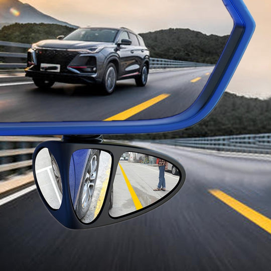 3R-146 3 in 1 Car Rearview Auxiliary Blind Spot Mirror Rear View 146 Front Wheel Mirror for Right Side