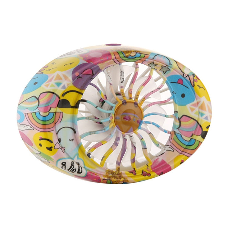 Car Vent Fan Multi-function USB Interface LED Lamp Portable Fan by buy2fix