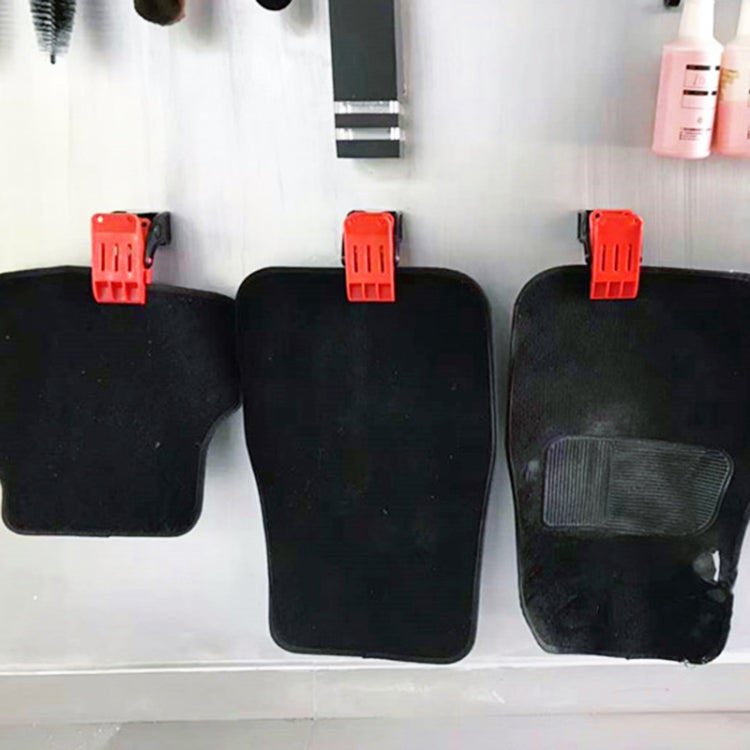 Car Foot Pad Cleaning Clip Multifunctional Wall Mounted Fixing Clip Hook by buy2fix