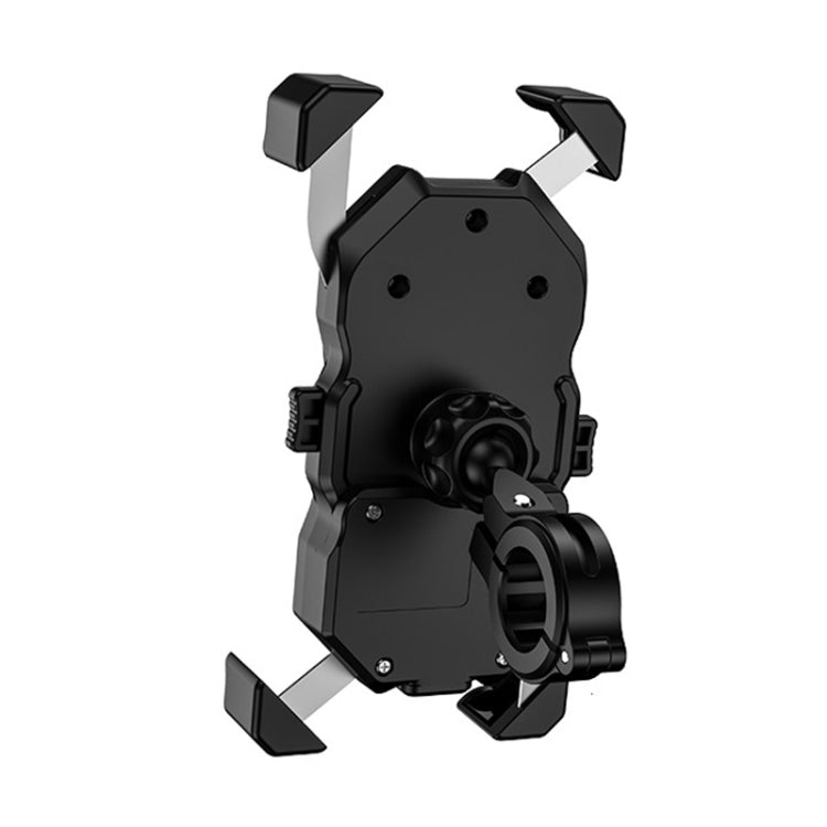 Motorcycle / Bicycle Semi-automatic Contraction Fixing Bracket Phone Holder -  by buy2fix | Online Shopping UK | buy2fix