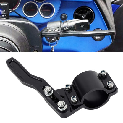 Car Signal Pole Steering Wheel Quick Dial Metal Rotating Rod Steering Signal Rod Extension (Black) by buy2fix