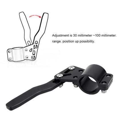 Car Signal Pole Steering Wheel Quick Dial Metal Rotating Rod Steering Signal Rod Extension (Black) by buy2fix