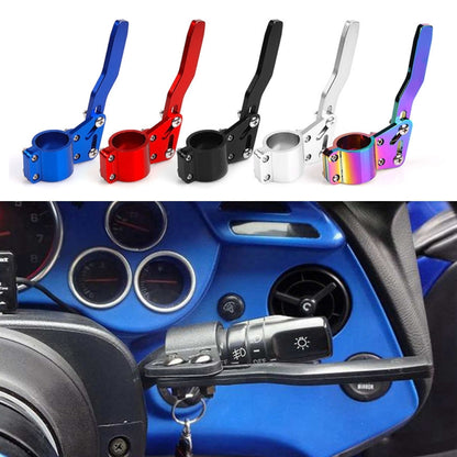 Car Signal Pole Steering Wheel Quick Dial Metal Rotating Rod Steering Signal Rod Extension (Black) by buy2fix