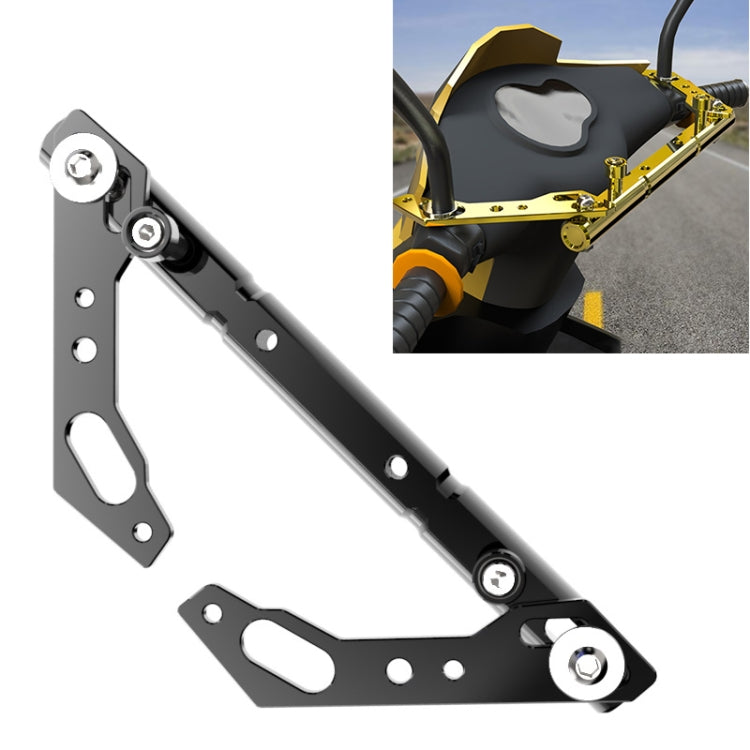 Motorcycle Modified GPS Navigation Mobile Phone Bracket Balance Bar Fixed for Kymco Downtown 300i 350i (Black) by buy2fix