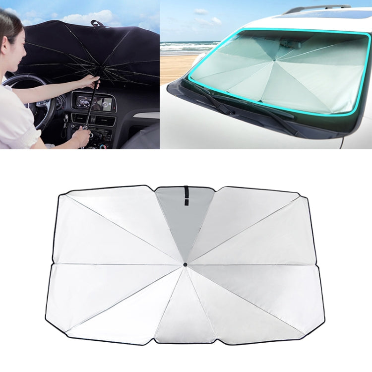 Car Retractable Sunshade Sunscreen Heat Insulation Front Windshield Sunshade, Small Size by buy2fix